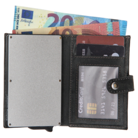 Hide & Stitches Idaho safety wallet zwart