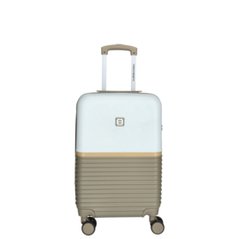 Enrico Benetti Pincetown koffer 55 cm taupe-ivoor