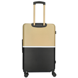 Enrico Benetti Princetown koffer 75 cm zwart-camel