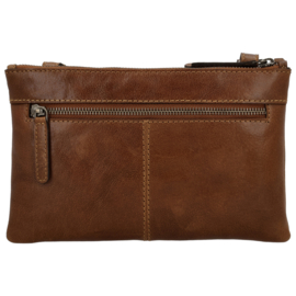 Hide & Stitches Westland schoudertas cognac