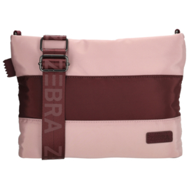 Zebra Trends Elske schoudertas streep bordeaux