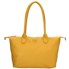 Charm London Buckingham mono shopper zacht geel