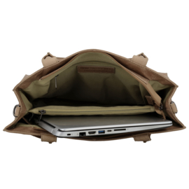 Hide & Stitches Next Navajo laptoptas zand
