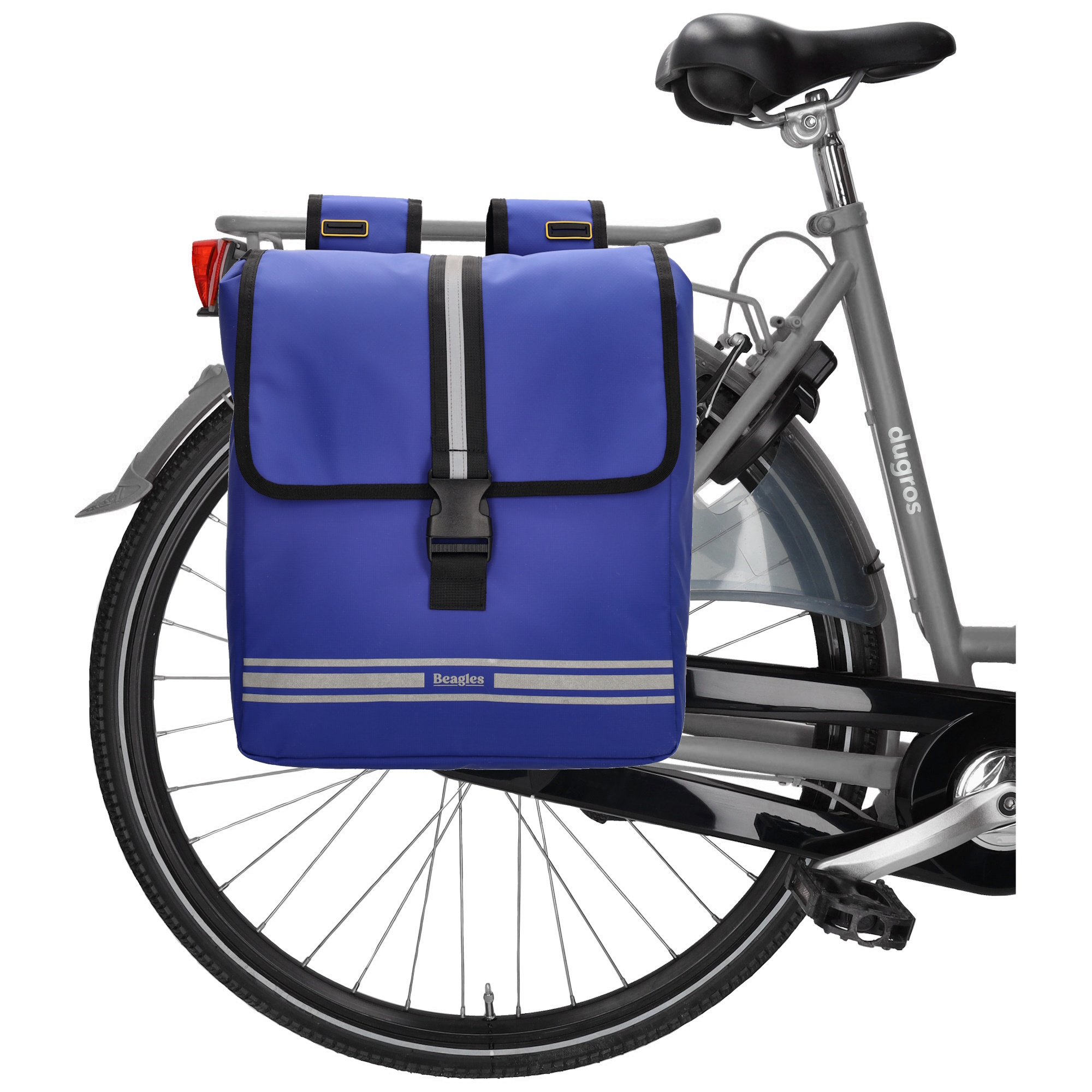 Beagles Originals bicycle fietstas kobalt