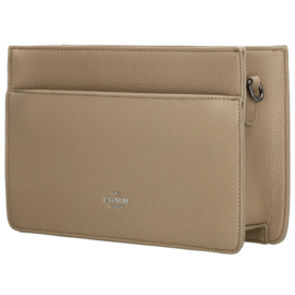 Charm London Princeton schoudertas licht taupe