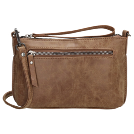 Enrico Benetti Zoè clutch/crossbody tas camel