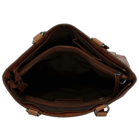 Hide & Stitches Westland shopper cognac