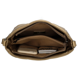 Charm London Manchester schoudertas goud brons