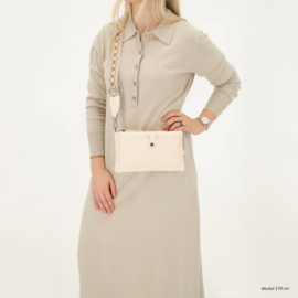 Beagles Malaga schoudertas crème