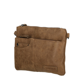 Enrico Benetti  Noumèa schoudertas camel