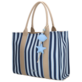 Zebra Trends Mira shopper middenblauw