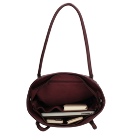 Zebra Trends Sofie laptoptas bordeaux rood