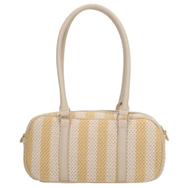 Charm London Capri handtas zacht geel