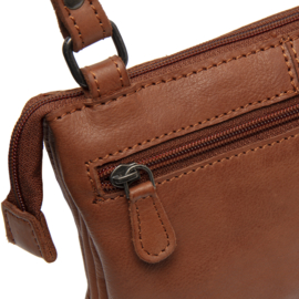 The Chesterfield Brand schoudertas Osaka cognac