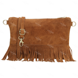 Charm london Elisa schoudertas cognac