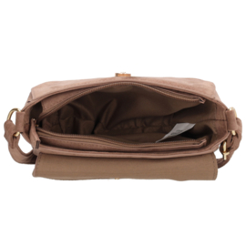 Beagles Chino schoudertas taupe