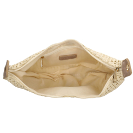 Charm London Brigton schoudertas licht natuur