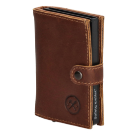 Hide & Stitches Japura safety wallet cognac