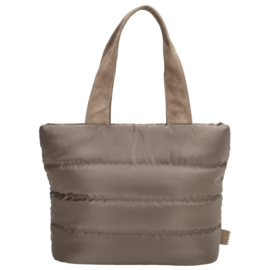 Zebra Trends Elske shopper donkertaupe