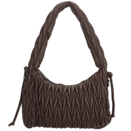 Charm London West End schoudertas donker bruin