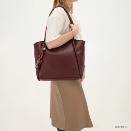 Zebra Trends Sofie laptoptas bordeaux rood