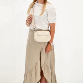 Charm London Montmarte schoudertas creme