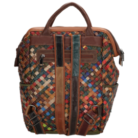 Lederen Beagles multi colour rugtas