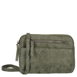 Enrico Benetti Zoè clutch/crossbody tas olijf