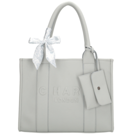 Charm London bond shopper licht blauw