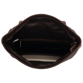 Hide & Stitches Japura rugtas donker bruin