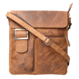 Leather Design schoudertas hunter