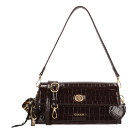 Charm London knightsbridge handtas donker bruin