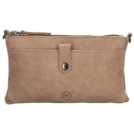 Hide & Stitches Westland schoudertas zand