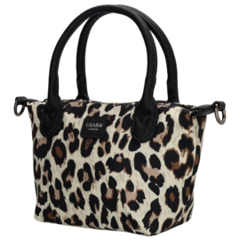 Charm London Buckingham handtas luipaard beige