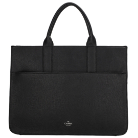 Charm London Princeton laptoptas zwart