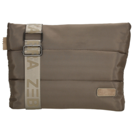 Zebra Elske Trends schoudertas donker taupe