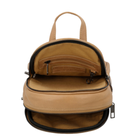 Hide & Stitches Porto lederen handtas taupe