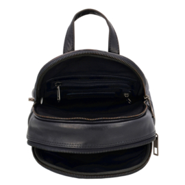 Hide & Stitches Porto lederen handtas donker blauw