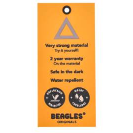 Beagles Originals Tokyo waterproof rugzak lichtgrijs