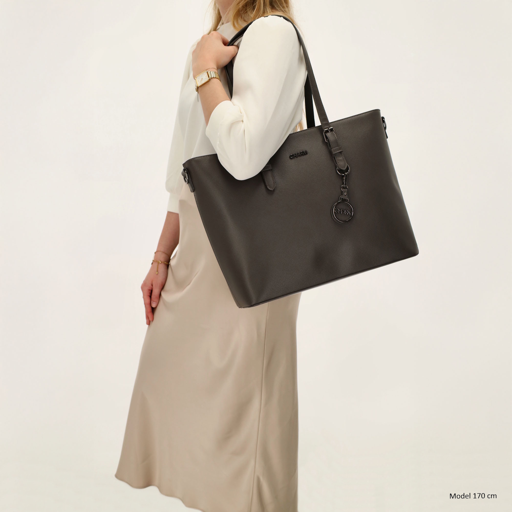 Charm London shopper Birmingham olifant grijs