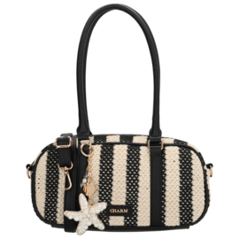 Charm London Capri handtas zacht zwart