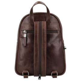 Hide & Stitches Porto lederen handtas donker bruin