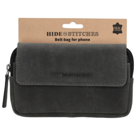 Hide & Stitches Idaho telefoontasje zwart