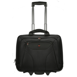 Enrico Benetti Cornell laptop trolley zwart