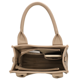 Charm London bond handtas natuur zand