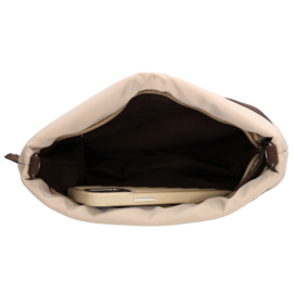 Zebra Elske schoudertas streep bruin/beige