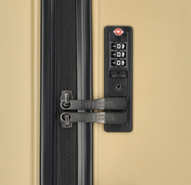 Enrico Benetti Princetown koffer 75 cm zwart-camel