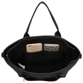Charm London shopper Cadorna zwart