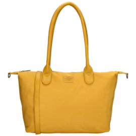 Charm London Buckingham mono shopper zacht geel