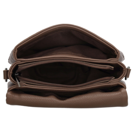 Charm London Pentonville schoudertas mokka